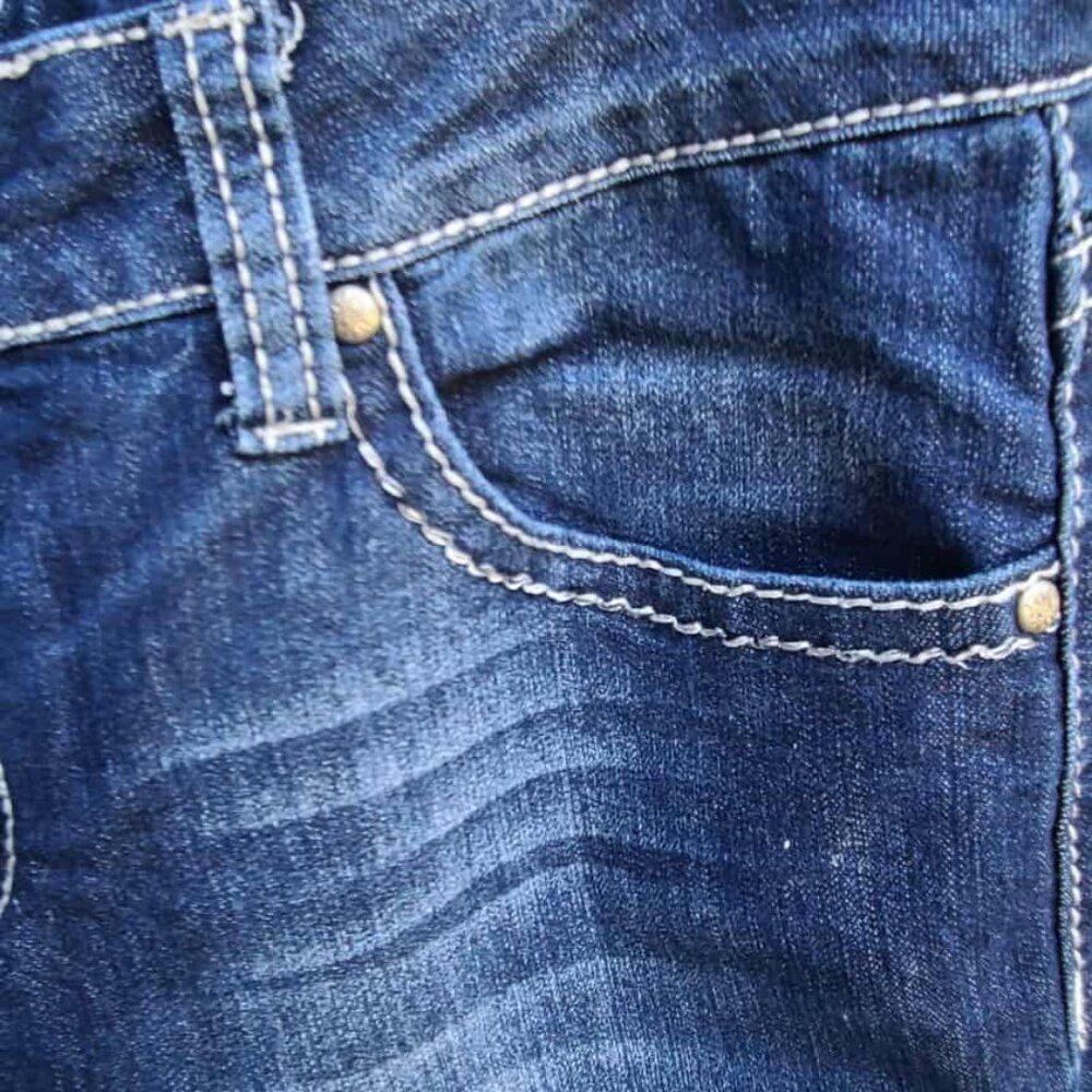 Love Indigo Premium Cropped Jeans size 10 - Picture 10 of 12